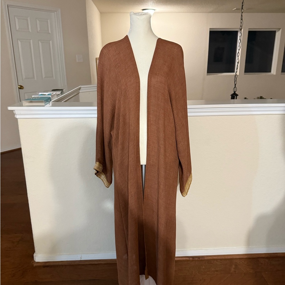 Modest full length cover up dress